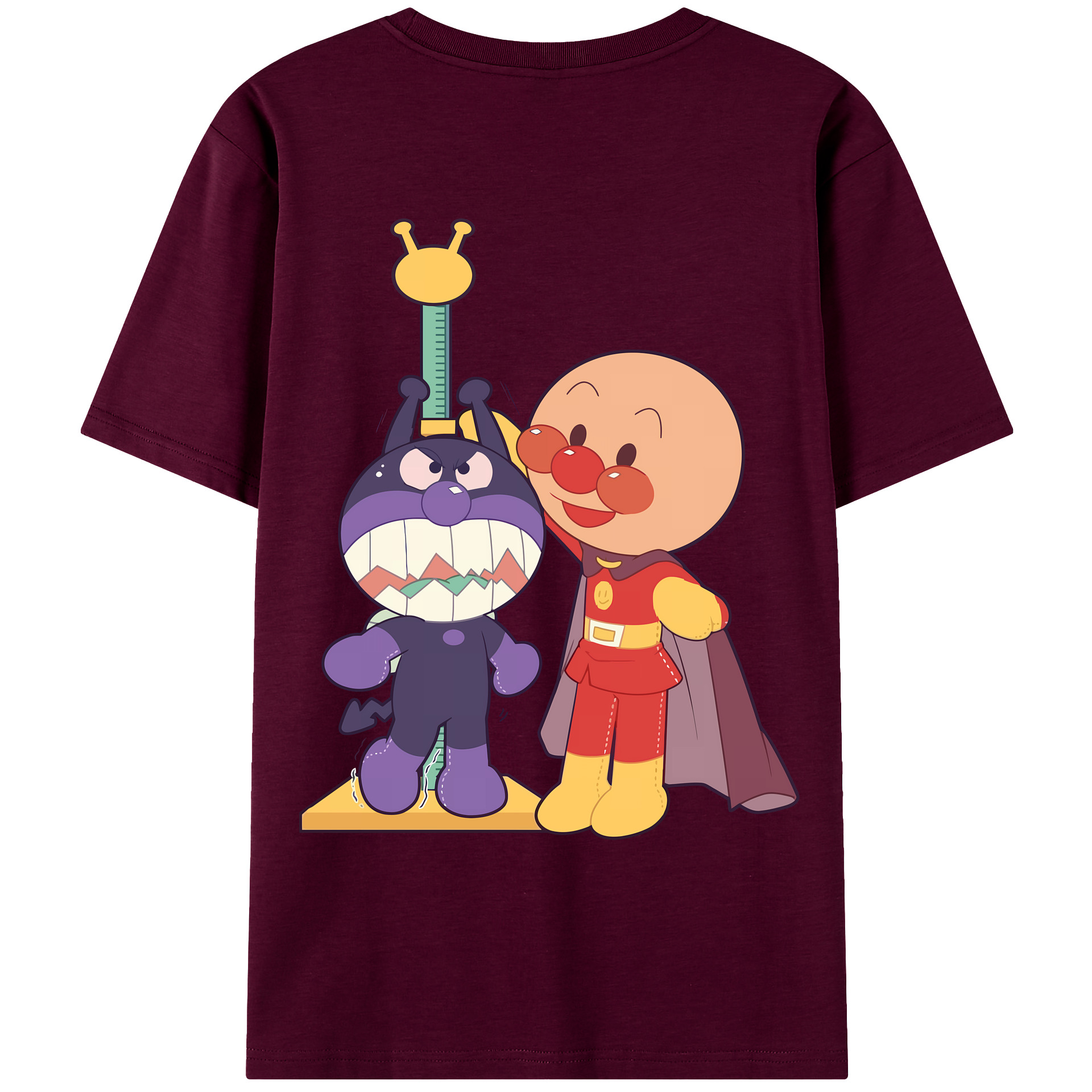 （画像用） アンパンマン Anpanman レディース半袖Tシャツ(バックプリント)
